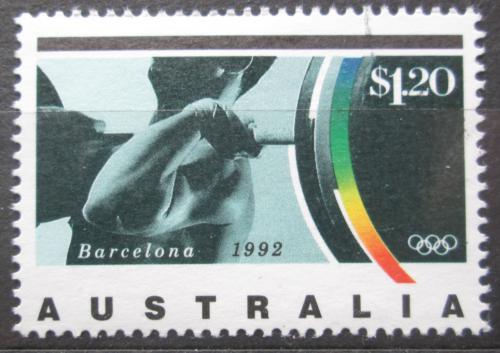 Poštovní známka Austrálie 1992 LOH Barcelona, vzpírání Mi# 1313