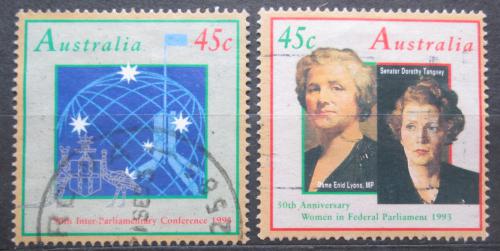 Poštovní známky Austrálie 1993 Ženy v parlamentu, 50. výroèí Mi# 1368-69