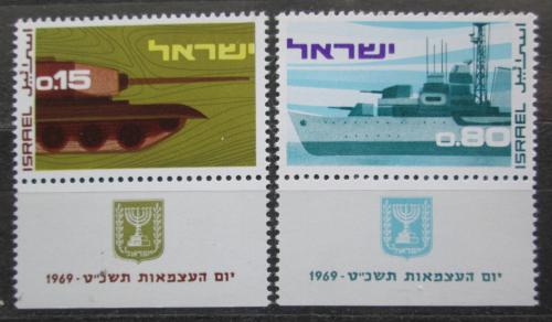 Potovn znmky Izrael 1969 Den armdy Mi# 437-38