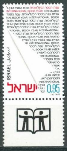 Potovn znmka Izrael 1972 Mezinrodn rok knihy Mi# 562