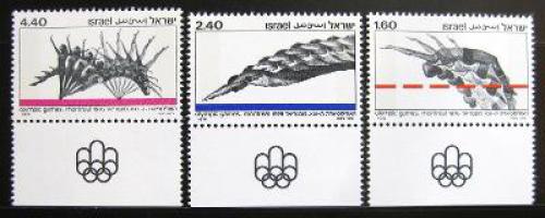 Poštovní známky Izrael 1976 LOH Montreal Mi# 672-74