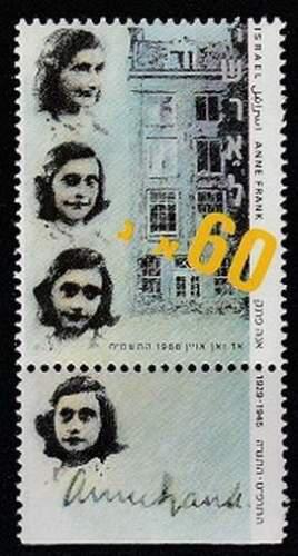 Poštovní známka Izrael 1988 Anne Franková Mi# 1090