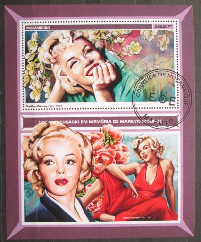 Poštovní známka Mosambik 2017 Marilyn Monroe Mi# Block 1273 Kat 20€