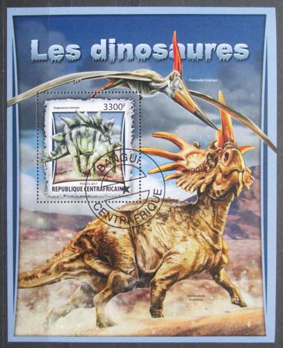 Poštovní známka SAR 2017 Dinosauøi Mi# Block 1565 Kat 15€