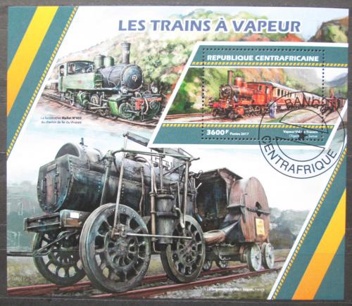 Poštovní známka SAR 2017 Staré parní lokomotivy Mi# Block 1611 Kat 16€