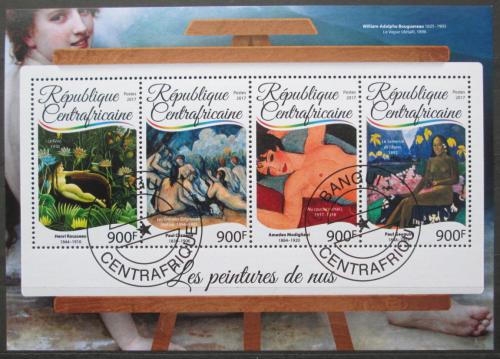 Poštovní známky SAR 2017 Umìní, akty Mi# 6875-78 Kat 16€