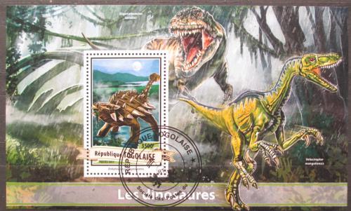 Poštovní známka Togo 2017 Dinosauøi Mi# Block 1401 Kat 14€