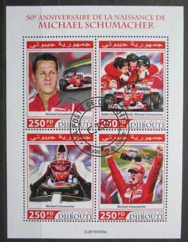 Poštovní známky Džibutsko 2019 Michael Schumacher Mi# 3086-89 Kat 10.50€