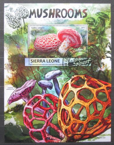 Poštovní známka Sierra Leone 2017 Houby Mi# Block 1176 Kat 11€