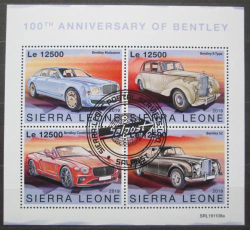 Poštovní známky Sierra Leone 2019 Automobily Bentley Mi# 11815-18 Kat 14€
