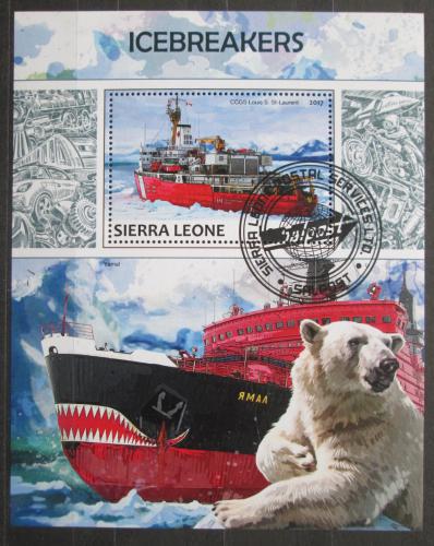 Poštovní známka Sierra Leone 2017 Ledoborce Mi# Block 1259 Kat 11€