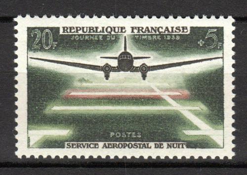 Poštovní známka Francie 1959 Letadlo Mi# 1240