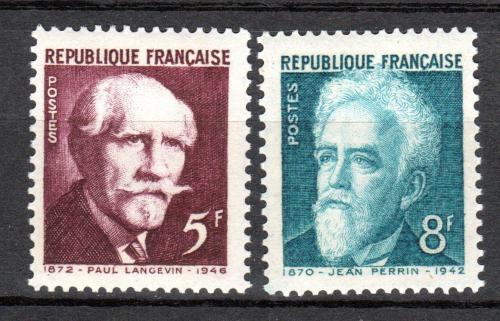 Poštovní známky Francie 1948 Osobnosti Mi# 831-32