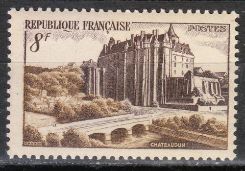 Poštovní známka Francie 1950 Zámek Châteaudun Mi# 891