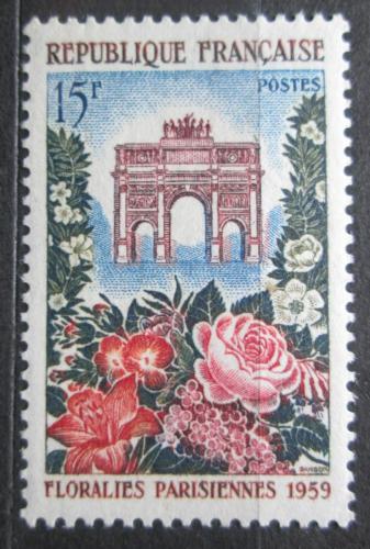 Poštovní známka Francie 1959 Výstava kvìtin v Paøíži Mi# 1228
