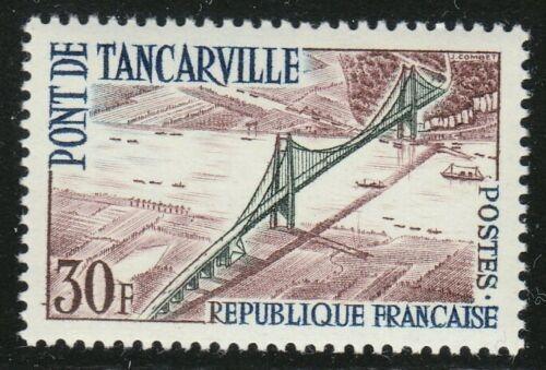 Poštovní známka Francie 1959 Most u Tancarville Mi# 1260