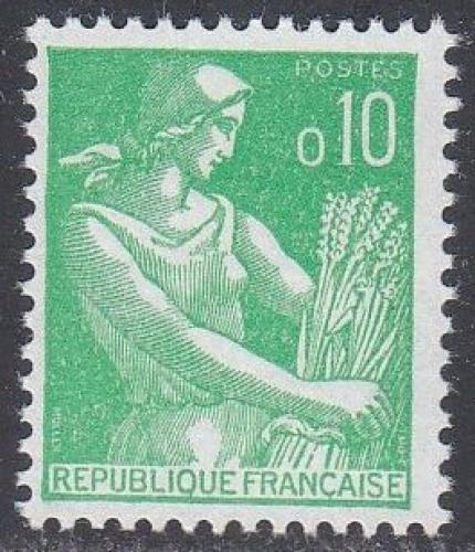 Poštovní známka Francie 1960 Selka Mi# 1275