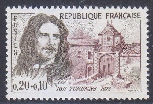 Poštovní známka Francie 1960 Maršál Henri Turenne Mi# 1310