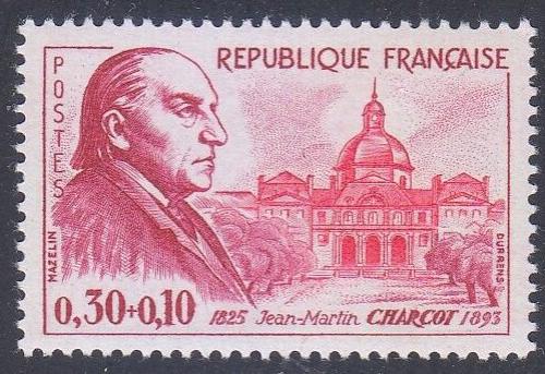 Poštovní známka Francie 1960 Jean-Martin Charcot, neurolog Mi# 1312