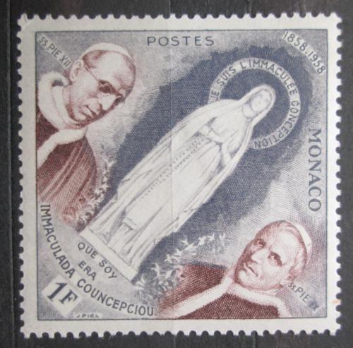 Poštovní známka Monako 1958 Papeži Mi# 590 