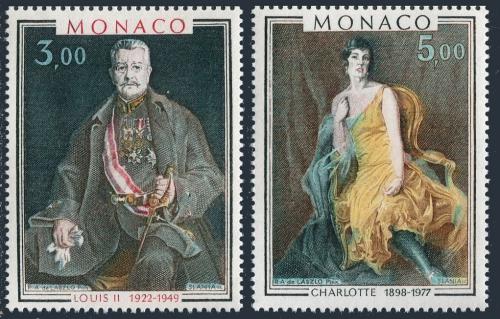 Poštovní známky Monako 1981 Umìní, Philip Alexius de László Mi# 1487-88 Kat 6€