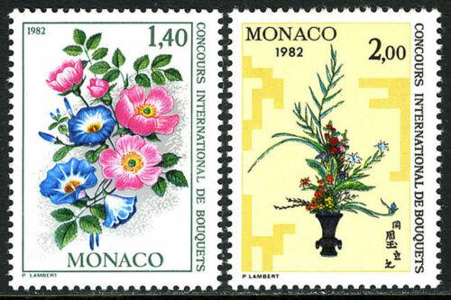 Poštovní známky Monako 1981 Kvìtiny Mi# 1496-97