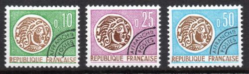 Poštovní známky Francie 1964 Keltské mince Mi# 1476-78 