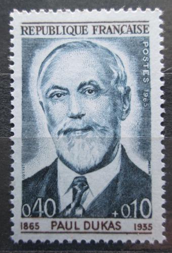 Poštovní známka Francie 1965 Paul Dukas, skladatel Mi# 1501