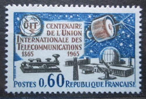Poštovní známka Francie 1965 ITU, 100. výroèí Mi# 1510