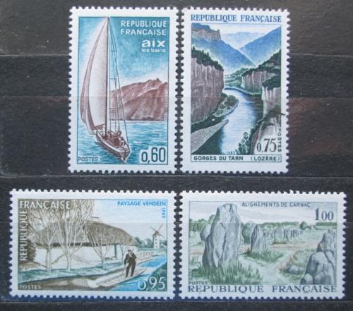 Poštovní známky Francie 1965 Turistické zajímavosti Mi# 1516-19 Kat 8.50€