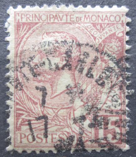 Poštovní známka Monako 1901 Kníže Albert I. Mi# 24