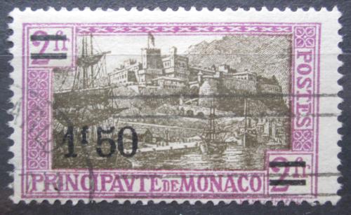 Poštovní známka Monako 1928 Pøístav pøetisk Mi# 114 Kat 5€