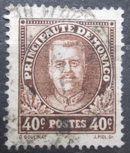 Poštovní známka Monako 1933 Kníže Ludvík II. Mi# 116