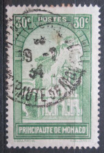 Poštovní známka Monako 1933 Kostel Sainte-Dévote Mi# 123