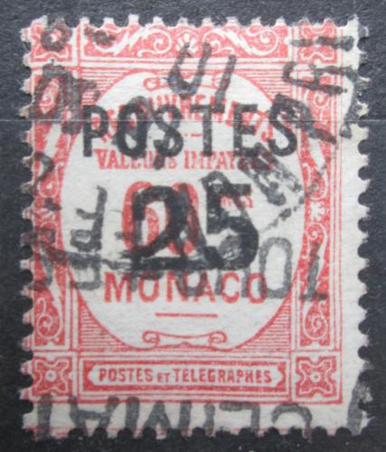 Poštovní známka Monako 1937 Doplatní pøetisk Mi# 153