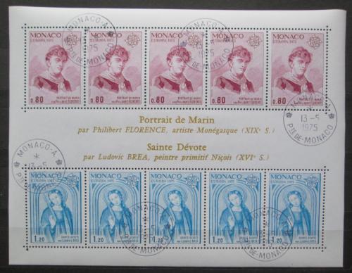 Poštovní známky Monako 1975 Evropa CEPT Mi# Block 8 Kat 25€