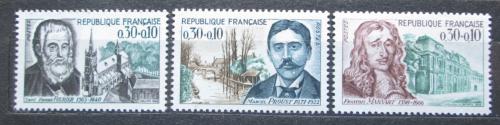 Poštovní známky Francie 1966 Osobnosti Mi# 1536-38