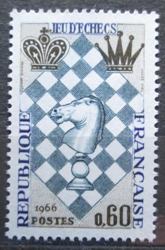 Poštovní známka Francie 1966 Šachy Mi# 1542