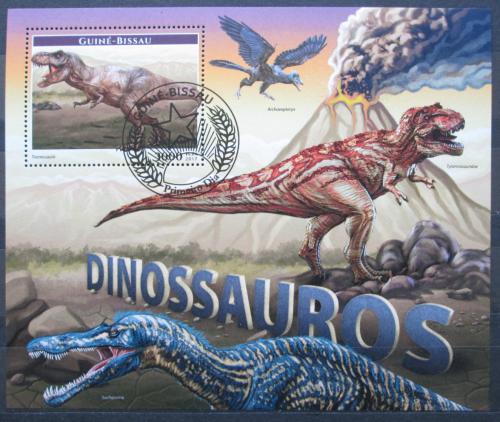 Poštovní známka Guinea-Bissau 2017 Dinosauøi Mi# Block 1584 Kat 11€