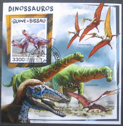Poštovní známka Guinea-Bissau 2017 Dinosauøi Mi# Block 1651 Kat 12.50€