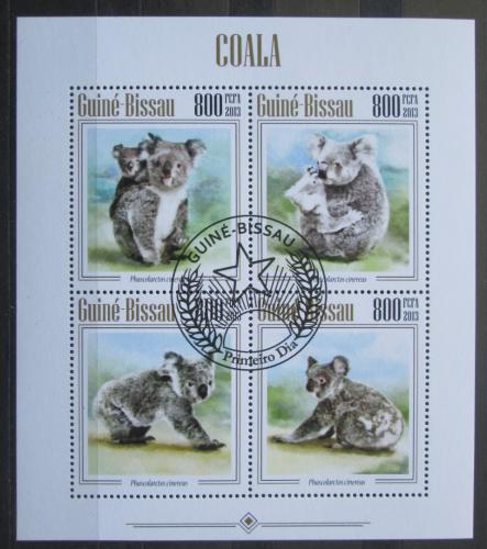 Poštovní známky Guinea-Bissau 2013 Koala medvídkovitý Mi# 6793-96 Kat 13€
