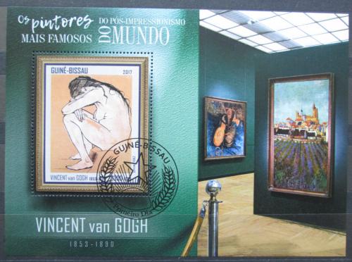 Poštovní známka Guinea-Bissau 2017 Umìní, Vincent van Gogh Mi# Block 1604 Kat 12.50€