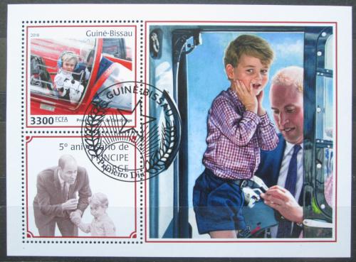 Poštovní známka Guinea-Bissau 2018 Princ George Mi# Block 1708 Kat 12.50€