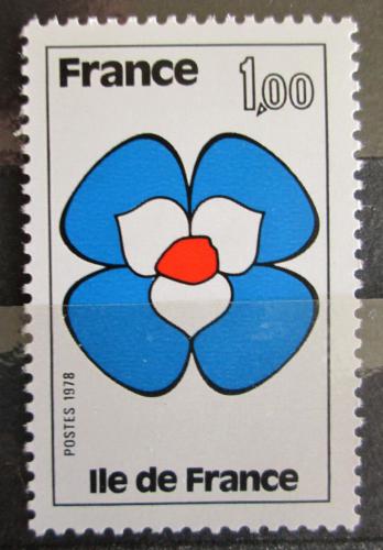 Poštovní známka Francie 1978 Region Île-de-France Mi# 2076
