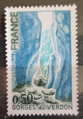 Poštovní známka Francie 1978 Grand canyon du Verdon Mi# 2077