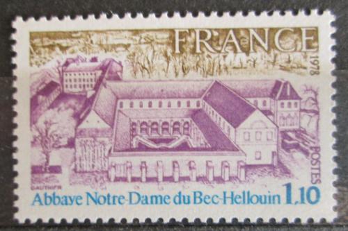 Poštovní známka Francie 1978 Klášter Notre Dame du Bec-Hellouin Mi# 2079