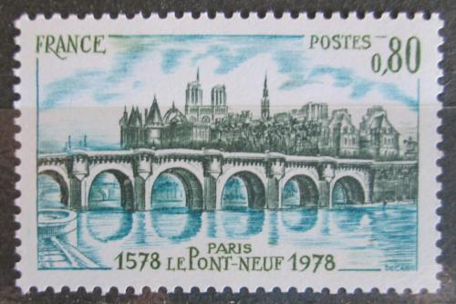 Poštovní známka Francie 1978 Most Pont Neuf v Paøíži Mi# 2101 