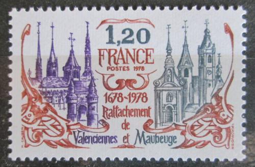Poštovní známka Francie 1978 Mìsta Valenciennes a Maubeuge Mi# 2120 