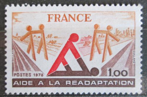 Poštovní známka Francie 1978 Pomoc postiženým Mi# 2128