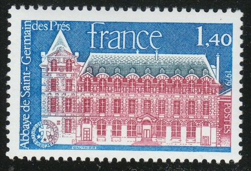 Poštovní známka Francie 1979 Klášter Saint-Germain-des-Prés Mi# 2147
